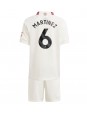 Manchester United Lisandro Martinez #6 Ausweichtrikot für Kinder 2023-24 Kurzarm (+ Kurze Hosen)